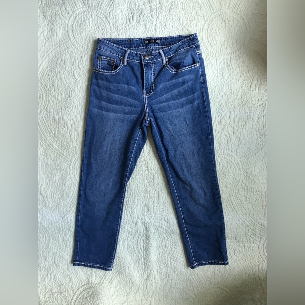 Tru Luxe Size 28/6 Women's Embellished Denim Jeans